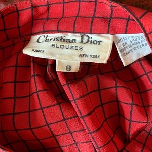 Vintage Christian Dior blouse